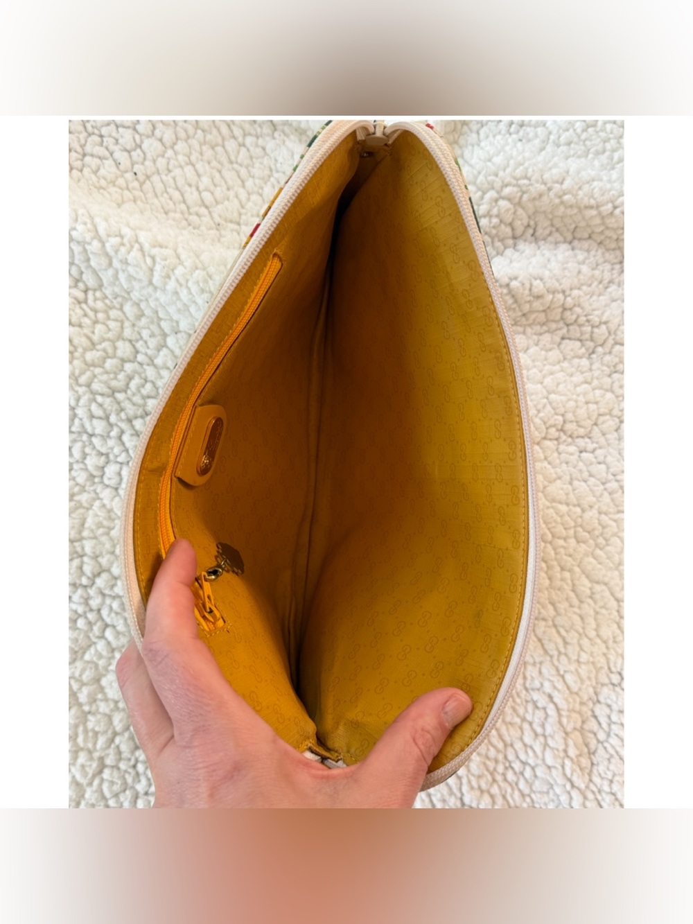 Authentic: Gucci Flora Clutch converted to bag - Picture 8 of 10